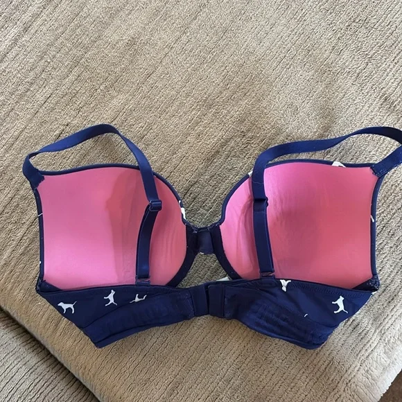 Victoria's Secret Blue and Tan Bras 34D - Picture 2 of 6